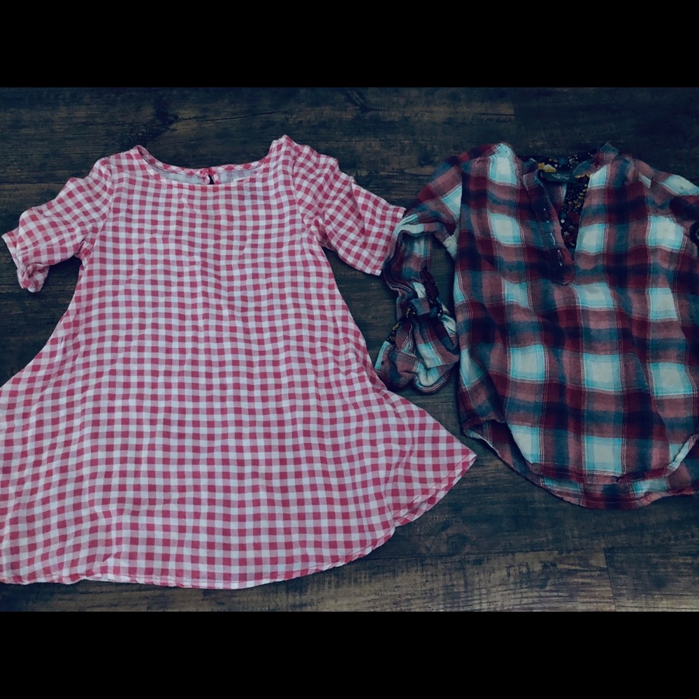 Toddler dress and shirt